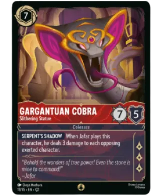 Gargantuan Cobra (QU2 13) Illumineer's Quest: Palace Heist