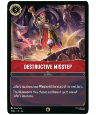 Destructive Misstep (QU2 19) Illumineer's Quest: Palace Heist