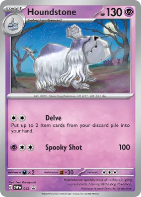 Houndstone (PR-SV SVP 042) SV Black Star Promos