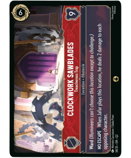 Clockwork Sawblades - Treacherous Trap