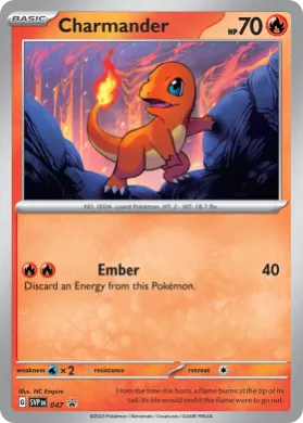 Charmander (PR-SV SVP 047) SV Black Star Promos