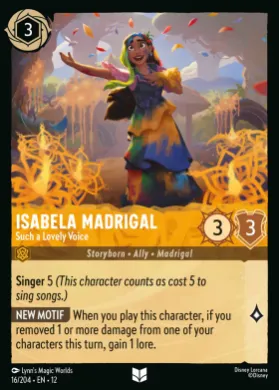 Isabela Madrigal (12WIL 16) Wilds Unknown