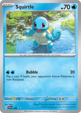Squirtle (PR-SV SVP 048) SV Black Star Promos