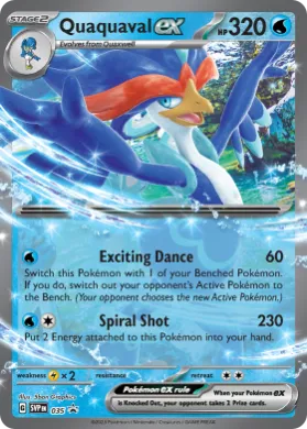 Quaquaval ex (PR-SV SVP 035) SV Black Star Promos