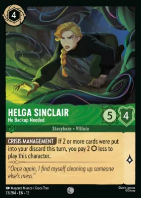 Helga Sinclair (12WIL 73) Wilds Unknown