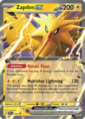 Zapdos ex (PR-SV SVP 049) SV Black Star Promos