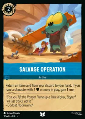 Salvage Operation (12WIL 165) Wilds Unknown