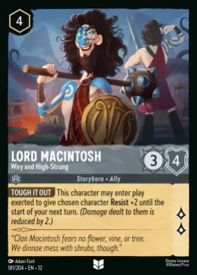 Lord Macintosh (12WIL 181) Wilds Unknown