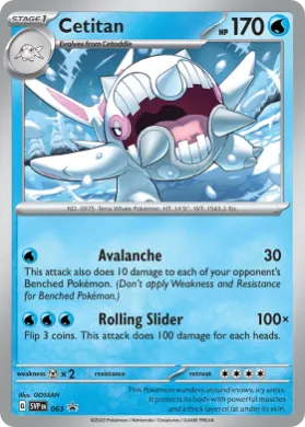 Cetitan (PR-SV SVP 063) SV Black Star Promos