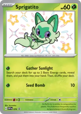 Sprigatito (PR-SV SVP 076) SV Black Star Promos