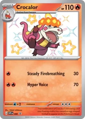 Crocalor (PR-SV SVP 080) SV Black Star Promos
