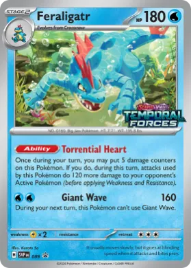 Feraligatr (PR-SV SVP 089) SV Black Star Promos