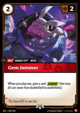 Gem Jammer (SFDX 007) Spiritforged: Promos