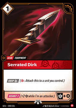 Serrated Dirk