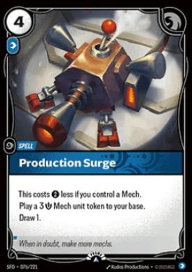 Production Surge (SFDX 076) Spiritforged: Promos
