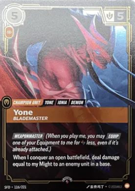 Yone, Blademaster (SFDX 116) Spiritforged: Promos