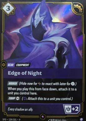 Edge of Night (SFDX 139) Spiritforged: Promos