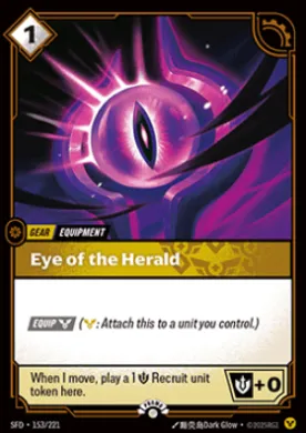 Eye of the Herald (SFDX 153) Spiritforged: Promos