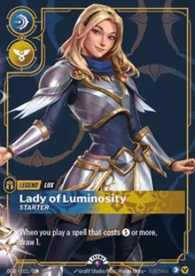 Lux, Lady of Luminosity (OGN 021) Origins: Promos