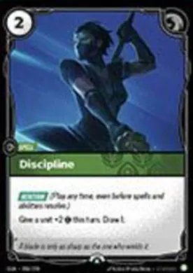 Discipline (OGN 058) Origins: Promos