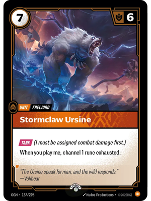 Stormclaw Ursine