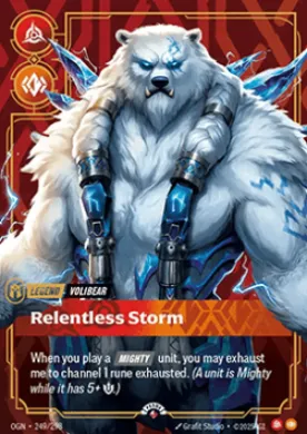 Volibear, Relentless Storm (OGN 249) Origins: Promos