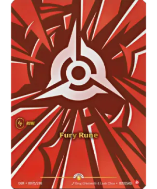 Fury Rune (OGN 007b) Origins: Promos