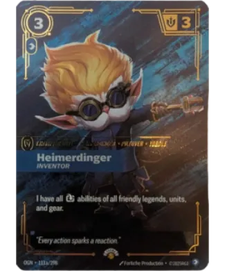 Heimerdinger, Inventor (OGN 111a) Origins: Promos