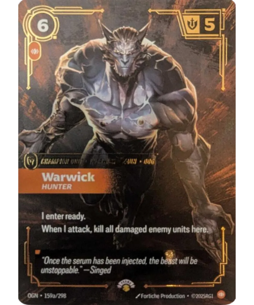 Warwick, Hunter