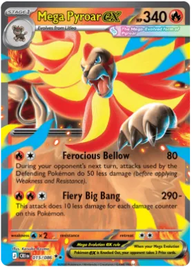 Mega Pyroar ex (CRI 15) Chaos Rising