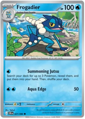 Frogadier (CRI 21) Chaos Rising