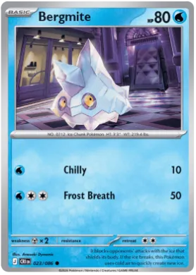 Bergmite (CRI 23) Chaos Rising