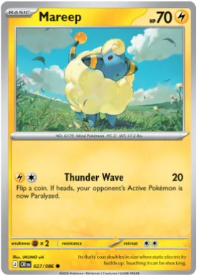 Mareep (CRI 27) Chaos Rising