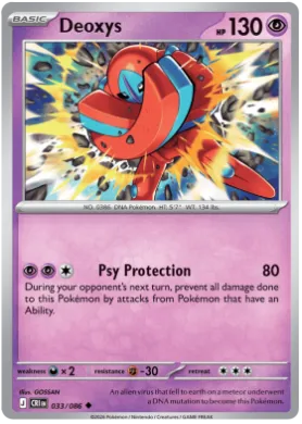 Deoxys (CRI 33) Chaos Rising