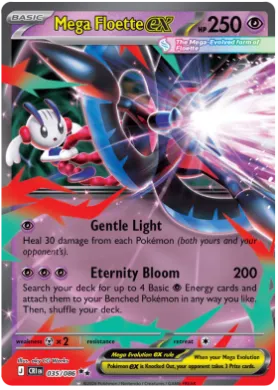 Mega Floette ex (CRI 35) Chaos Rising