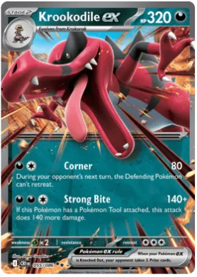 Krookodile ex (CRI 55) Chaos Rising