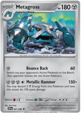 Metagross (CRI 61) Chaos Rising