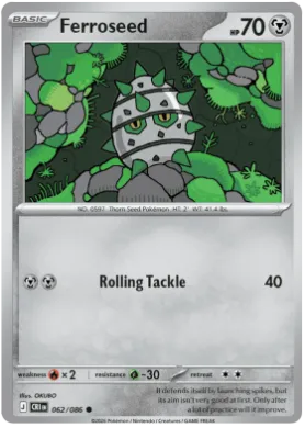 Ferroseed (CRI 62) Chaos Rising
