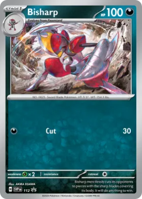 Bisharp (PR-SV SVP 112) SV Black Star Promos