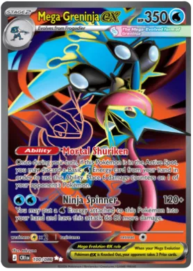Mega Greninja ex (CRI 100) Chaos Rising