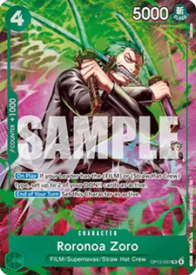 Roronoa Zoro (OP15 OP13-037) Adventure on Kami's Island