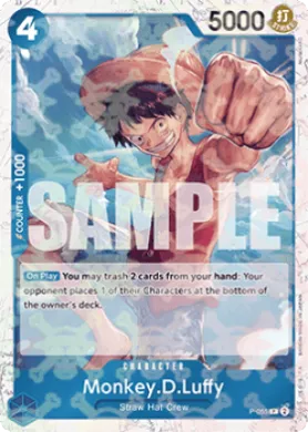 Monkey.D.Luffy (PRB01 P-055) One Piece Card The Best