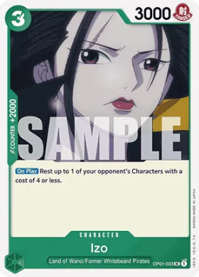 Izo (PRB01 OP01-033) One Piece Card The Best