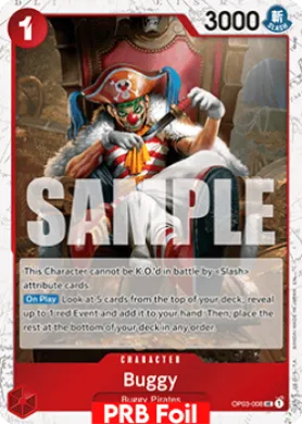 Buggy (PRB02 OP03-008) One Piece Card The Best Vol.2