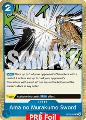 Ama no Murakumo Sword (PRB02 OP06-056) One Piece Card The Best Vol.2
