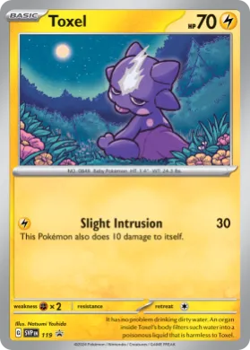 Toxel (PR-SV SVP 119) SV Black Star Promos