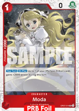 Moda (PRB02 OP07-014) One Piece Card The Best Vol.2