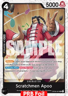 Scratchmen Apoo (PRB02 OP08-087) One Piece Card The Best Vol.2