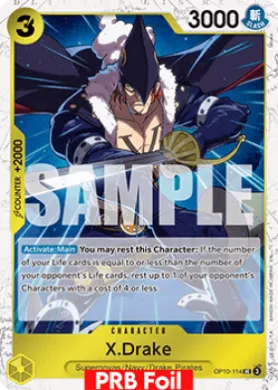 X.Drake (PRB02 OP10-114) One Piece Card The Best Vol.2