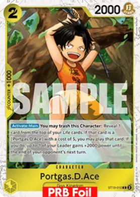 Portgas.D.Ace (PRB02 ST13-010) One Piece Card The Best Vol.2